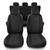 Housses de siège adaptées pour Audi Q3 I, II (2011-2019) - housse siege voiture universelles - couverture siege - X.R-G1