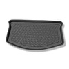 Tapis de coffre adapté pour Opel Agila B Hayon (01.2008-11.2014) - bac de coffre - protection de coffre voiture - coffre inférieur