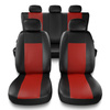 Housses de siège adaptées pour Peugeot 407 (2004-2011) - housse siege voiture universelles - couverture siege - CM-RD
