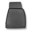 Kit tapis de coffre et tapis de voiture TPE pour: Tesla Model X SUV (10.2016-12.2020) - 6/7 places;solo anteriori;coffre supérieur;pour l'espace derriere 2e rangée de sieges (3e rangée abaissée)