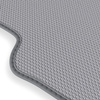 Tapis de Sol Velours adapté pour Peugeot 208 Hayon (2012-2019) - Premium tapis de voiture - gris