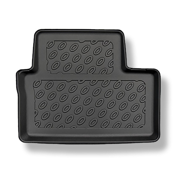 Tapis de sol en TPE adapté pour Renault Clio V Hayon (09.2019-....) - aussi pour la version hybride - tapis de voiture - noir