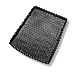 Tapis de coffre adapté pour Audi A6 C7 Avant (09.2011-08.2018) - bac de coffre - protection de coffre voiture - modèles avec système des rails de fixation dans le coffre; aussi pour la version Quattro
