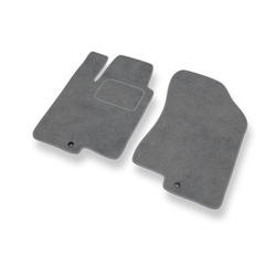 Tapis de Sol Velours adapté pour Kia Magentis II Berline (2005-2010) - Premium tapis de voiture - gris