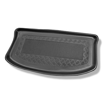 Tapis de coffre adapté pour Suzuki Splash Hayon (01.2008-11.2014) - bac de coffre - protection de coffre voiture - pour les modèles è fond double = coffre supérieur