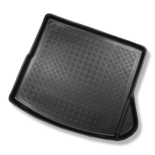 Tapis de coffre adapté pour Mercedes-Benz CLA C117 Shooting Brake (01.2015-08.2019) - bac de coffre - protection de coffre voiture - cavité droite amovible dans les modèles avec filet latéral