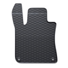 Tapis de sol en caoutchouc adapté pour Peugeot 308 II Hayon (2013-2021) - tapis de voiture - noir - 4 pcs.