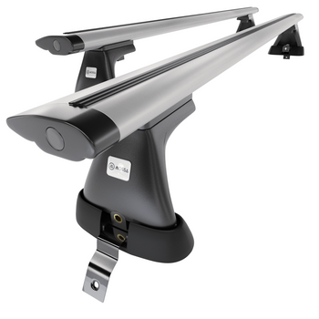 Barres de toit en aluminium adapté pour Dacia Sandero mk II Hayon (2013-2020) - 