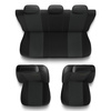 Housses de siège adaptées pour Citroen C1 I, II (2005-2021) - housse siege voiture universelles - couverture siege - X.R-G1