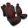 Housses de siège adaptées pour Peugeot 308 I, II, III (2007-....) - housse siege voiture universelles - couverture siege - S-RD