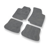 Tapis de Sol Velours adapté pour Volkswagen Vento Berline (1991-1998) - Premium tapis de voiture - gris