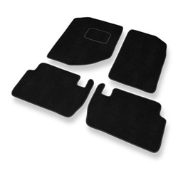 Tapis de Sol Velours adapté pour Dodge Durango II SUV (2004-2009) - Premium tapis de voiture - noir