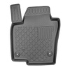 Tapis de sol en TPE adapté pour Seat Alhambra II Van (12.2015-10.2022) - 5 ou 7 sièges; sans la troisième rangée de sièges - tapis de voiture - noir