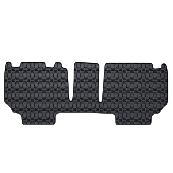Tapis de sol en caoutchouc adapté pour Mercedes-Benz Citan Van (2012-2021) - tapis de voiture - noir - 3 pcs.