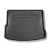 Tapis de coffre adapté pour Volkswagen Tiguan II SUV (05.2016-....) - bac de coffre - protection de coffre voiture - coffre supérieur (seuil de chargement plat); plancher amovible en la position la plus basse; non pour version ehybride