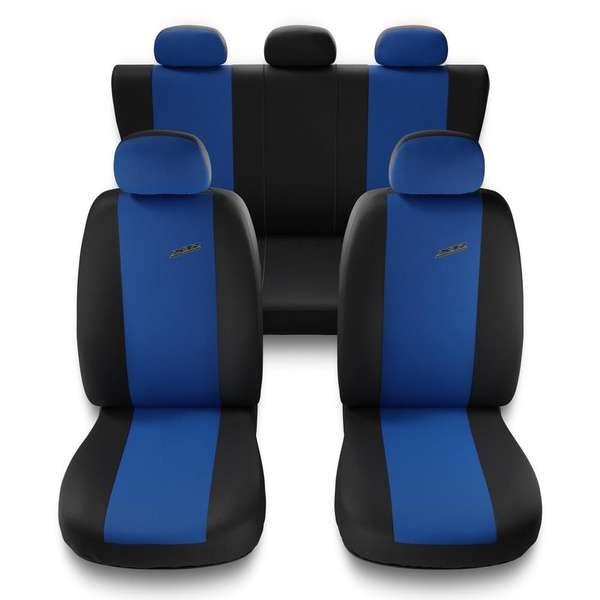 Housses de siège adaptées pour Peugeot Bipper (2009-2016) - housse siege voiture universelles - couverture siege - X.R-BL