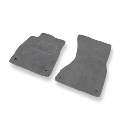 Tapis de Sol Velours adapté pour Audi A6 IV C7 Avant, Berline (2011-2018) - Premium tapis de voiture - gris