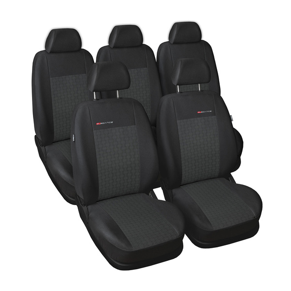 Housses de siège sur mesure adaptées pour Volkswagen Touran I Monospace (2003-2010) - housse siege voiture - couverture siege - E1