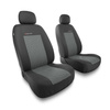 Housses de siège adaptées pour Peugeot 208 I, II (2012-....) - housse siege voiture universelles - couverture siege - 2UNE-2