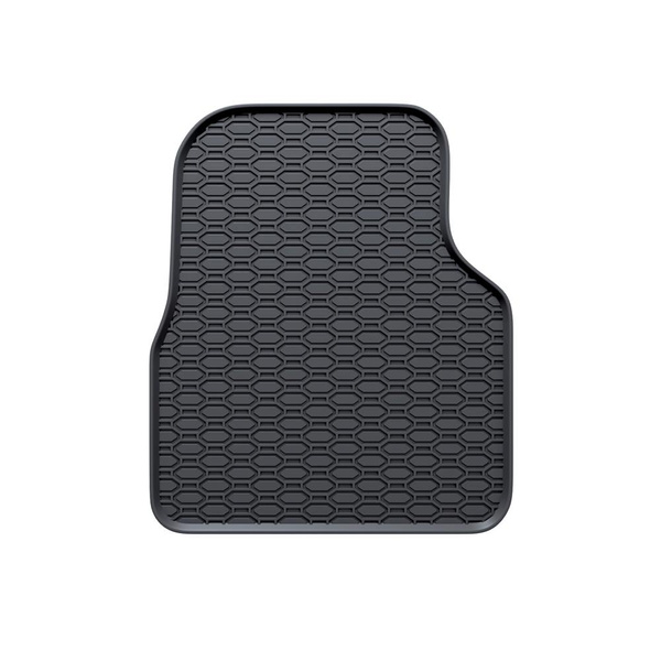 Tapis de sol en caoutchouc adapté pour Peugeot 2008 II SUV (2019-....) - tapis de voiture - noir - 4 pcs.