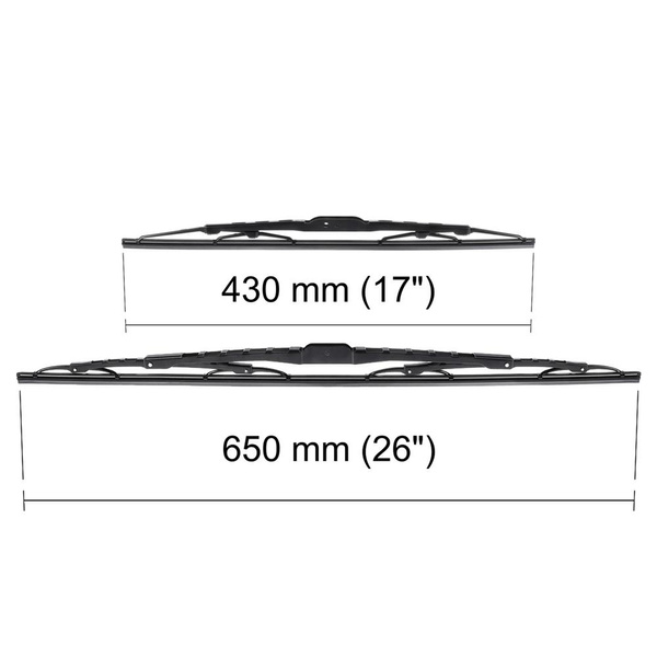 Balais d'essuie-glace de pare-brise adaptés pour Infiniti Q50 Berline (07.2013-2017) - balais standard
