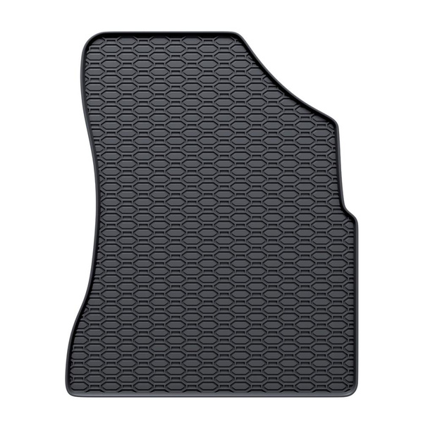 Tapis de sol en caoutchouc adapté pour Citroen Berlingo II Van (2008-2018) - tapis de voiture - noir - 3 pcs.