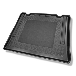 Tapis de coffre adapté pour Mercedes-Benz Viano Van (09.2003-05.2014) - bac de coffre - protection de coffre voiture - version extra longue (empattement 3.430 mm); derriere 3e rangée de sieges