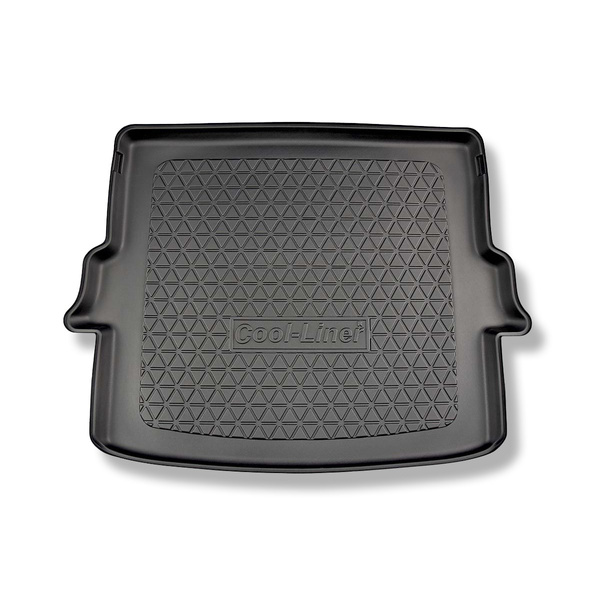 Tapis de coffre adapté pour DS 7 Crossback E-Tense Plug-in Hybrid SUV (02.2018-2022) - bac de coffre - protection de coffre voiture - coffre supérieur; plancher amovible en la position la plus haute