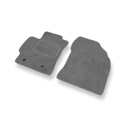 Tapis de Sol Velours adapté pour Toyota Corolla X Break, Berline (2007-2013) - Premium tapis de voiture - gris
