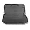 Tapis de coffre adapté pour Renault Grand Scenic III Monospace (04.2009-11.2016) - bac de coffre - protection de coffre voiture - 7 places; 3me rangée abaissée