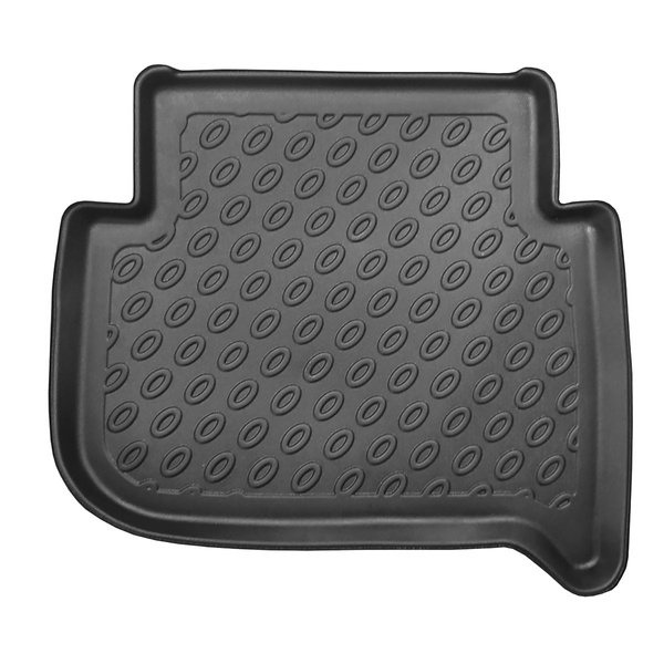 Tapis de sol en TPE adapté pour Volkswagen Touran I Monospace (12.2015-10.2022) - 5 ou 7 sièges; sans la troisième rangée de sièges - tapis de voiture - noir