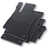 Tapis de sol en caoutchouc adapté pour Mercedes-Benz Classe E W213 (2016-2023) - tapis de voiture - noir