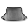 Tapis de coffre adapté pour Subaru Forester VI SUV (11.2024-....) - bac de coffre - protection de coffre voiture - avec / sans caisson de graves; possibilité de couper l'oreille droite