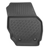Tapis de sol en TPE adapté pour Volvo XC70 II Crossover (09.2007-2016) - tapis de voiture - noir