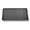 Tapis de coffre adapté pour Mercedes-Benz Viano Van (09.2003-05.2014) - bac de coffre - protection de coffre voiture - version longue (empattement 3.200 mm; longueur de l’auto 5.008 mm); derriere 3e rangée de sieges