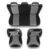 Housses de siège adaptées pour Alfa Romeo 156 I, II (1997-2007) - housse siege voiture universelles - couverture siege - TR-S