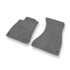 Tapis de Sol Velours adapté pour Audi A4 B9 Avant, Berline (2015-2024) - Premium tapis de voiture - gris