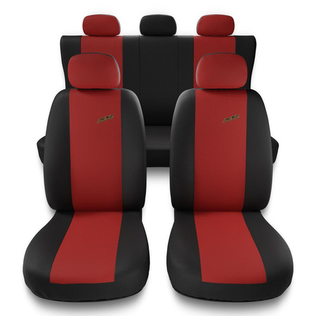 Housses de siège adaptées pour Peugeot 207 (2006-2013) - housse siege voiture universelles - couverture siege - X.R-RD