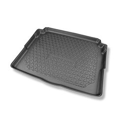 Tapis de coffre adapté pour Opel Grandland X SUV (10.2017-2021) - bac de coffre - protection de coffre voiture - coffre inférieur avec espace prévu pour le plancher amovible du coffre; sous / sans plancher amovible du coffre Flex Floor); non pour version