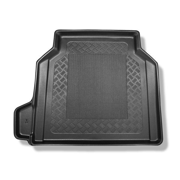 Tapis de coffre adapté pour Alfa Romeo Giulia 952 Berline (06.2016-....) - bac de coffre - protection de coffre voiture - cavité gauche amovible dans les modèles avec rangement