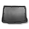 Tapis de coffre adapté pour Skoda Yeti SUV (06.2009-11.2017) - bac de coffre - protection de coffre voiture - coffre inférieur; avec roue de secours à usage temporaire ou kit de réparation