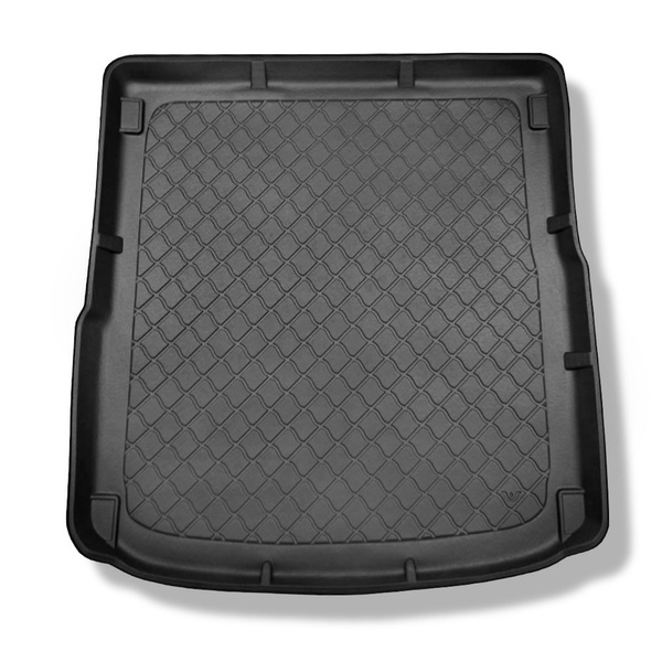 Tapis de coffre adapté pour Hyundai i40 Tourer (07.2011-07.2019) - bac de coffre - protection de coffre voiture - pas pour les modèles avec des rails de fixation
