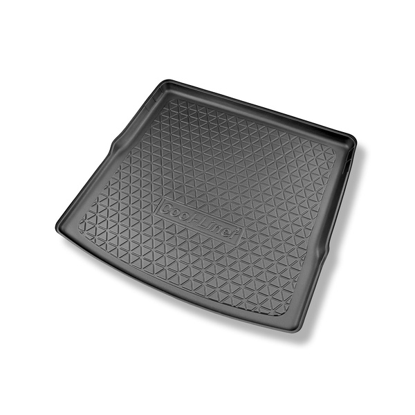 Tapis de coffre adapté pour Volkswagen Tiguan Allspace SUV (11.2017-....) - bac de coffre - protection de coffre voiture - 5 places; pour le coffre supérieur; modèles avec plancher amovible du coffre / 7 places; 3e rangée abaissée