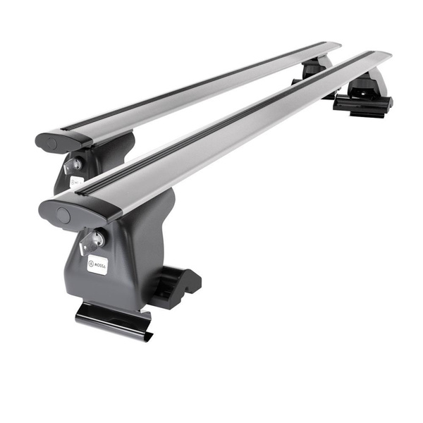 Barres de toit en aluminium adapté pour Nissan Terrano R20 mk II SUV (2003-2006) - Porte-Bagages de Voiture argent - toit normal