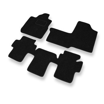 Tapis de Sol Feutres adapté pour Fiat Multipla (1998-2010) - tapis de voiture - noir