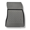 Tapis de sol en TPE adapté pour Mercedes-Benz Classe B W247 Sports Tourer (01.2019-....) - aussi avec boîte hybride Plug-in Hybrid - tapis de voiture - noir