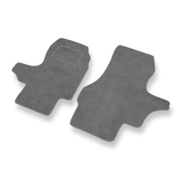 Tapis de Sol Velours adapté pour Ford Transit IV/V Van (1994-2000) - Premium tapis de voiture - gris
