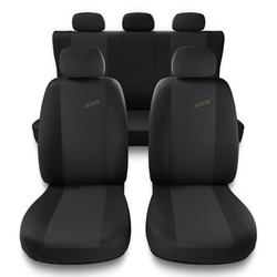 Housses de siège adaptées pour Audi A6 C4, C5, C6, C7, C8 (1994-2019) - housse siege voiture universelles - couverture siege - X.R-G1