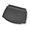 Tapis de coffre adapté pour Volkswagen Golf VII Hayon (10.2012-12.2019) - bac de coffre - protection de coffre voiture - avec roue de secours à usage temporaire / kit de réparation ; sur le coffre supérieur et inférieur