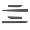 Plaques noires latérales de voiture Subaru Forester SUV (2011-2012)